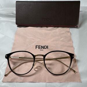Fendi Black and Gold Women's Glasses